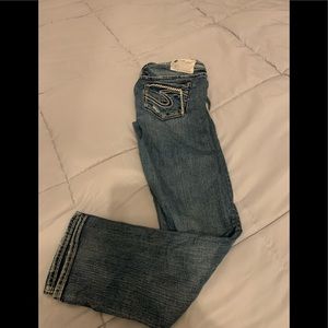 Straight Leg Silver Brand Jeans